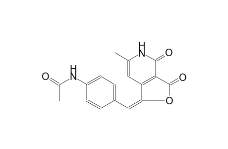 acetamide, N-[4-[(E)-(4,5-dihydro-6-methyl-3,4-dioxofuro[3,4-c]pyridin-1(3H)-ylidene)methyl]phenyl]-