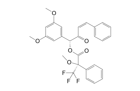(R)-((R,Z)-1-(3,5-dimethoxyphenyl)-2-oxo-4-phenylbut-3-enyl) 3,3,3-trifluoro-2-methoxy-2-phenylpropanoate
