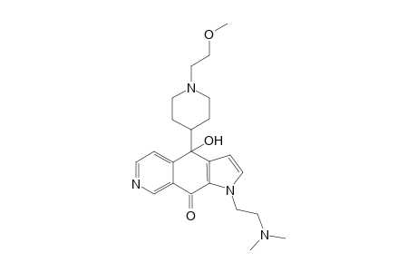 1-[2'-(N,N-Dimethylamino)ethyl]-4-hydroxy-4-{1"-[2"'-methoxyethyl]piperidin-4"-yl]-1H-pyrrolo[3,2-g]isoquinolin-9(4H)-one