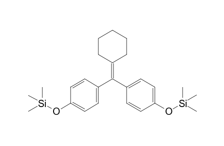 [4-[cyclohexylidene-(4-trimethylsilyloxyphenyl)methyl]phenoxy]-trimethyl-silane