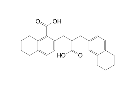 2-[3-hydroxy-3-oxo-2-(5,6,7,8-tetrahydronaphthalen-2-ylmethyl)propyl]-5,6,7,8-tetrahydronaphthalene-1-carboxylic acid