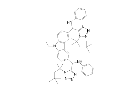 N,N'-((9-ethyl-9H-carbazole-3,6-diyl)bis((1-(2,4,4-trimethylpentan-2-yl)-1H-tetrazol-5-yl)methylene))dianiline