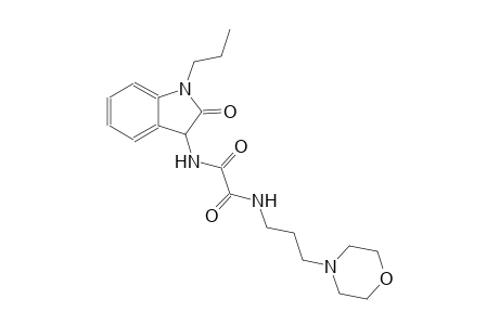 ethanediamide, N~1~-(2,3-dihydro-2-oxo-1-propyl-1H-indol-3-yl)-N~2~-[3-(4-morpholinyl)propyl]-