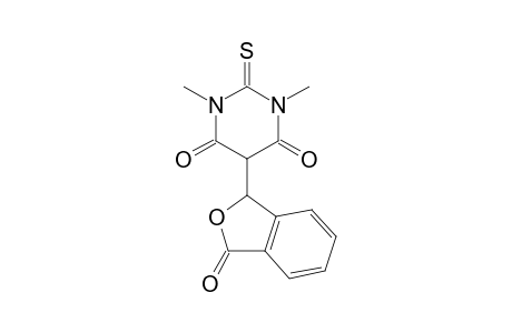 5-(3-keto-1H-isobenzofuran-1-yl)-1,3-dimethyl-2-thioxo-hexahydropyrimidine-4,6-quinone
