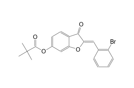 propanoic acid, 2,2-dimethyl-, (2Z)-2-[(2-bromophenyl)methylene]-2,3-dihydro-3-oxobenzofuranyl ester