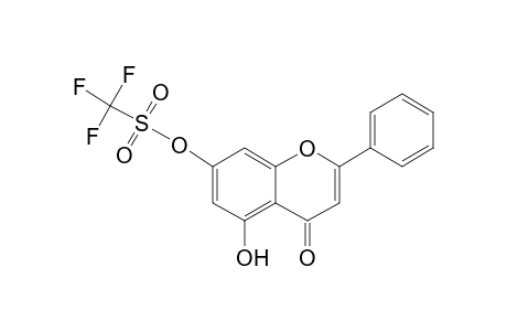 5-Hydroxy-4-oxo-2-phenyl-4H-chromen-7-yl trifluoromethanesulfonate