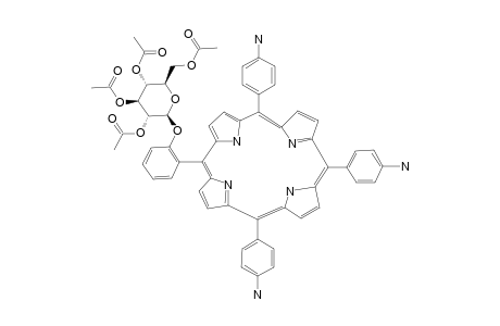 5-[2-(2',3',4',6'-TETRA-O-ACETYL-BETA-D-GLUCOPYRANOSYLOXY)-PHENYL]-10,15,20-TRIS-(4-AMINOPHENYL)-PORPHYRIN