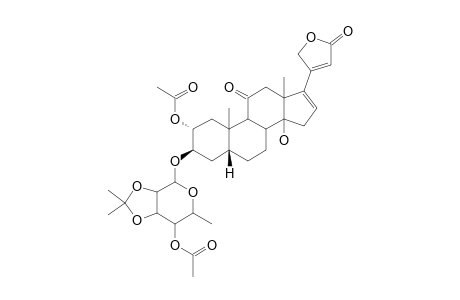 Affinoside-S-III-3, (2.alpha.,4'-diacetat,3.beta.-O-(2',3'-acetonide-6'-desoxy-gulosid),5.beta.-H)