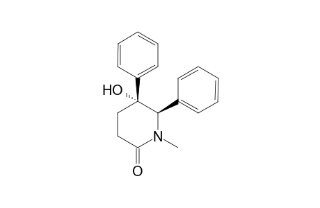 (5R,6R)-1-methyl-5-oxidanyl-5,6-diphenyl-piperidin-2-one
