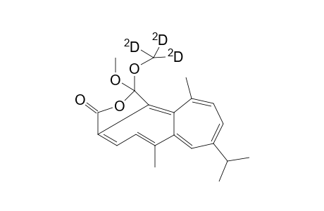 (PM,3RS)-12-Isopropyl-3-methoxy-3-{trideuterio]methoxy-9,15-dimethyl-4-oxatricyclo[8.5.0.0(2,6)]pentadeca-1,6,8,10,12,14-hexaen-5-one