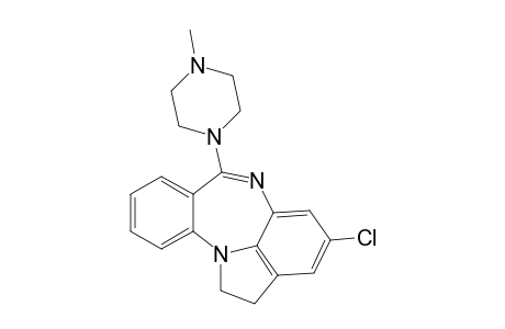 Indolo[1,7-ab][1,4]benzodiazepine, 4-chloro-1,2-dihydro-7-(4-methyl-1-piperazinyl)-