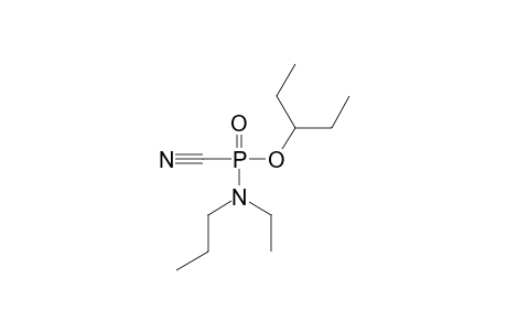 O-3-pentyl N-ethyl N-propyl phosphoramidocyanidate