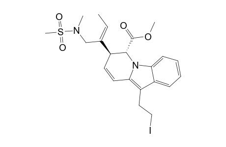 CIS-5-(2-IODOETHYL)-2-[1-[(N-METHYLMETHANESULFONAMIDO)-METHYL]-1-(E)-PROPENYL]-1,2-DIHYDROPYRIDO-[1.2-A]-INDOLE-1-ALPHA-CARBOXYLATE