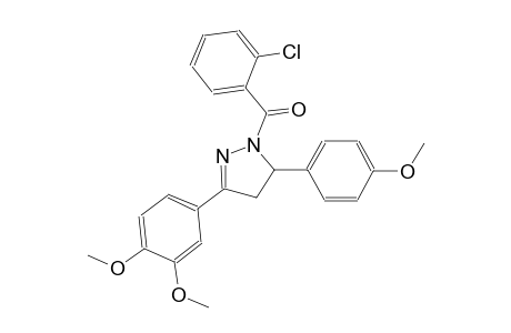 1-(2-chlorobenzoyl)-3-(3,4-dimethoxyphenyl)-5-(4-methoxyphenyl)-4,5-dihydro-1H-pyrazole