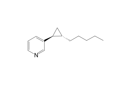 3-[(1S,2S)-2-amylcyclopropyl]pyridine