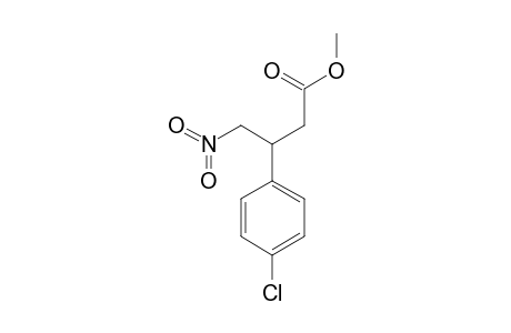 Methyl 3-(4-chlorophenyl)-4-nitrobutanoate