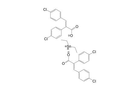 Diethyltin(IV) di-[(E)-2,3-bis(4-chlorophenyl)-2-propenoate]