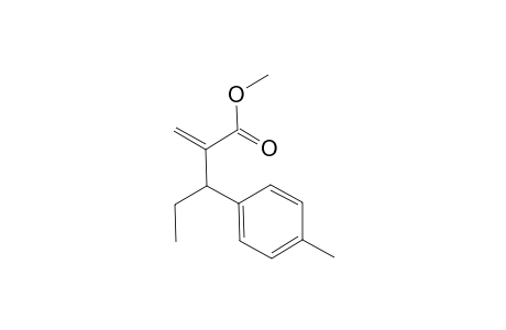2-Methylene-3-(4-methylphenyl)pentanoic acid methyl ester