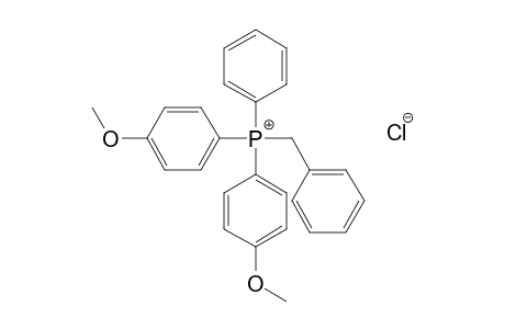 benzylbis(p-methoxyphenyl)phenylphosphonium chloride