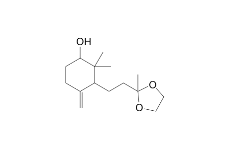 2,2-Dimethyl-4-methylene-3-(3,3-ethylenedioxybutyl)cyclohexanol