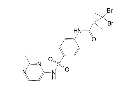2,2-dibromo-1-methyl-N-(4-{[(2-methyl-4-pyrimidinyl)amino]sulfonyl}phenyl)cyclopropanecarboxamide
