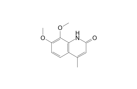 7,8-Dimethoxy-4-methylquinolin-2(1H)-one