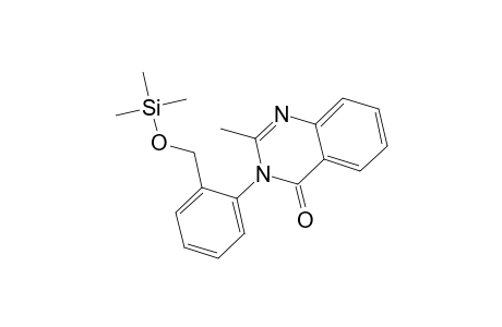 4(3H)-Quinazolinone, 2-methyl-3-[2-[[(trimethylsilyl)oxy]methyl]phenyl]-