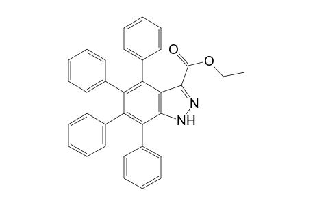 4,5,6,7-tetraphenyl-1H-indazole-3-carboxylic acid, ethyl ester