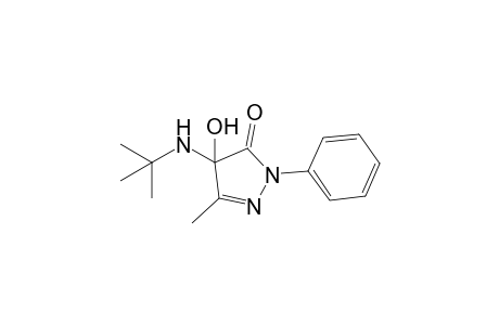 4-(tert-Butylamino)-4-hydroxy-3-methyl-1-phenyl-2-pyrazolin-5-one