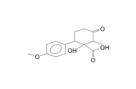 1-Hydroxy-6-(4'-methoxyphenyl)-2-methyl-3-oxocyclohexanecarboxylic Acid