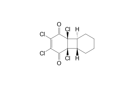 (4aa,4ba,8a,8ba)-2,3,4a,8b-Tetrachloro-4a,4b,5,6,7,8,8a,8b-octahydrobiphenylene-1,4-dione