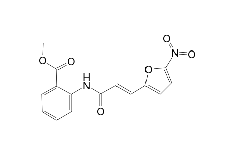 Methyl 2-([(2E)-3-(5-nitro-2-furyl)-2-propenoyl]amino)benzoate