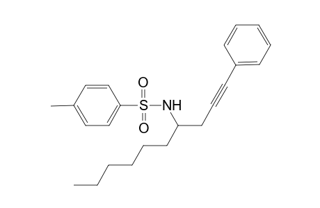 1-Phenyl-4-N-(p-toluenesulfonyl)amin-1-decyne
