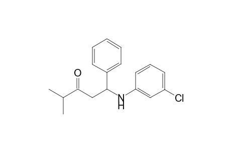 N-{-[.alpha.-(Isopropylcarbonyl)methyl]benzyl}-3-chloroaniline