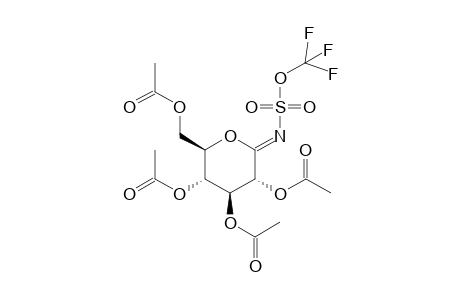 D-Gluconimidic acid, N-[[(trifluoromethyl)sulfonyl]oxy]-, .delta.-lactone, 2,3,4,6-tetraacetate, (Z)-