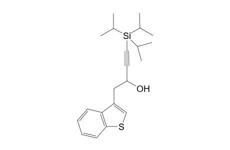 4-(benzothiophen-3-yl)-1-(triisopropylsilyl)but-1-yn-3-ol