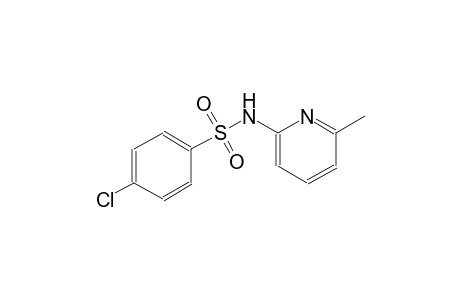 benzenesulfonamide, 4-chloro-N-(6-methyl-2-pyridinyl)-
