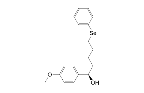 (1R)-1-(4-Methoxyphenyl)-5-(phenylselanyl)pentan-1-ol