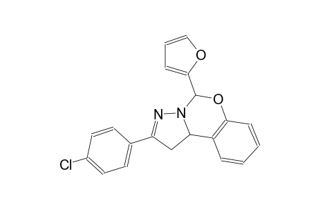 2-(4-chlorophenyl)-5-(2-furyl)-1,10b-dihydropyrazolo[1,5-c][1,3]benzoxazine