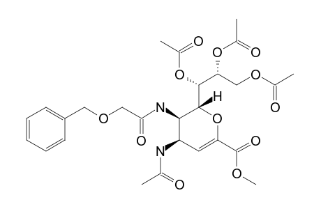METHYL-4-ACETAMIDO-7,8,9-TRI-O-ACETYL-2,6-ANHYDRO-5-(BENZYLOXYACETAMIDO)-3,4,5-TRIDEOXY-D-GLYCERO-D-TALO-NON-2-ENONATE