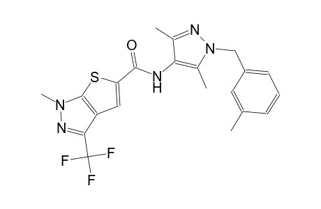 1H-thieno[2,3-c]pyrazole-5-carboxamide, N-[3,5-dimethyl-1-[(3-methylphenyl)methyl]-1H-pyrazol-4-yl]-1-methyl-3-(trifluoromethyl)-
