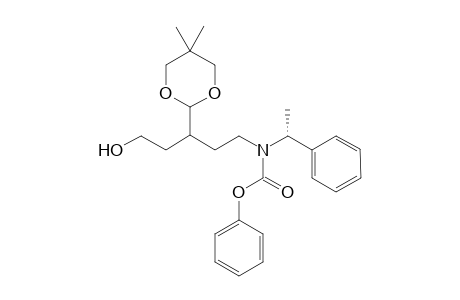 Benzyl N-[3-(5,5-Dimethyl-1,3-dioxan-2-yl)-5-hydroxypentyl-N'-(1-phenylethyl)carbamate