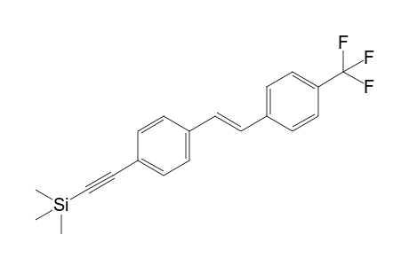 (E)-Trimethyl({4-[4-(trifluoromethyl)styryl]phenyl}ethynyl)silane