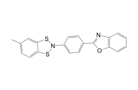 Benzoxazole, 2-[4-(5-methyl-1,3,2-benzodithiazol-2-yl)phenyl]-