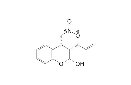 (3S,4R)-3-Allyl-4-(nitromethyl)chroman-2-ol