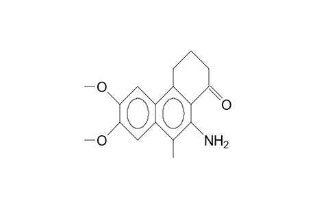 10-Amino-3,4-dihydro-6,7-dimethoxy-9-methyl-phenanthren-1(2H)-one