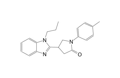 1-(4-methylphenyl)-4-(1-propyl-1H-benzimidazol-2-yl)-2-pyrrolidinone
