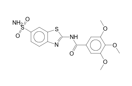 3,4,5-trimethoxy-N-(6-sulfamoyl-1,3-benzothiazol-2-yl)benzamide