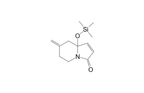 7-methylidene-8a-trimethylsilyloxy-6,8-dihydro-5H-indolizin-3-one
