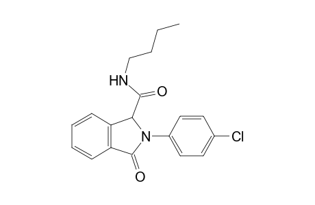 N-butyl-2-(4-chlorophenyl)-3-oxoisoindoline-1-carboxamide